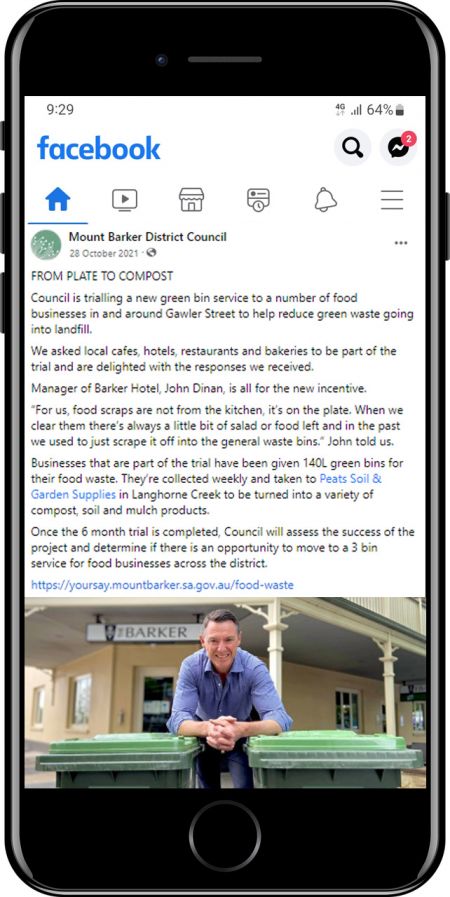 Facebook - Gawler St Food Waste The Barker