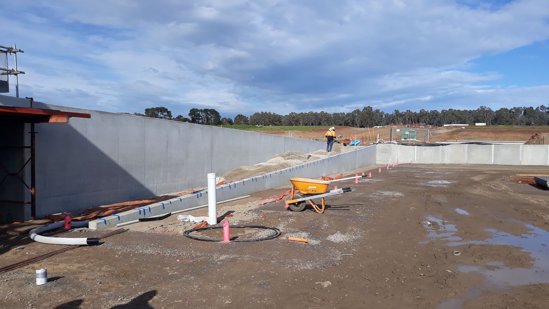 Pedestrian access ways progressing