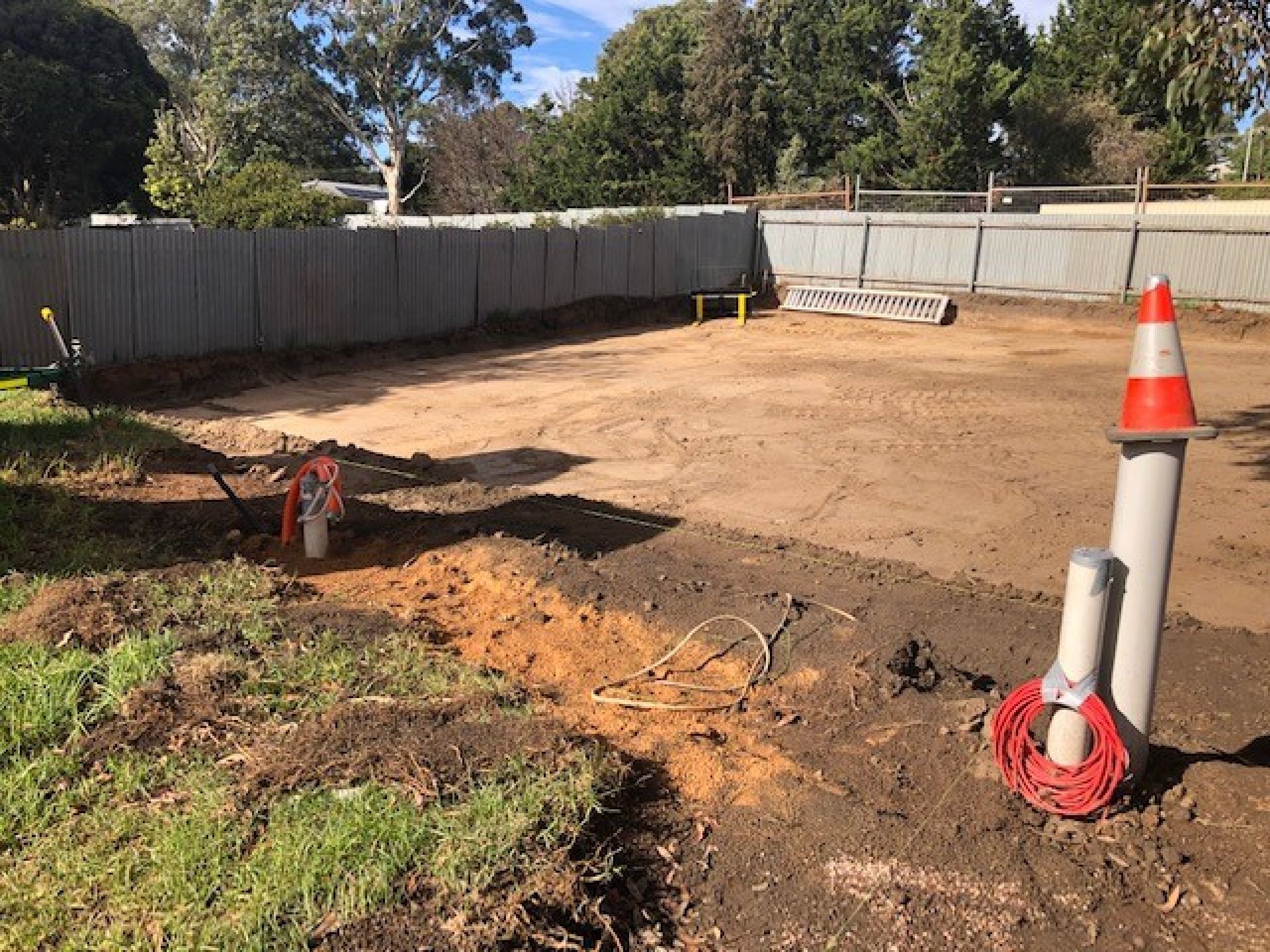 Nairne Village Green - Stage 2 - site preparations underground services
