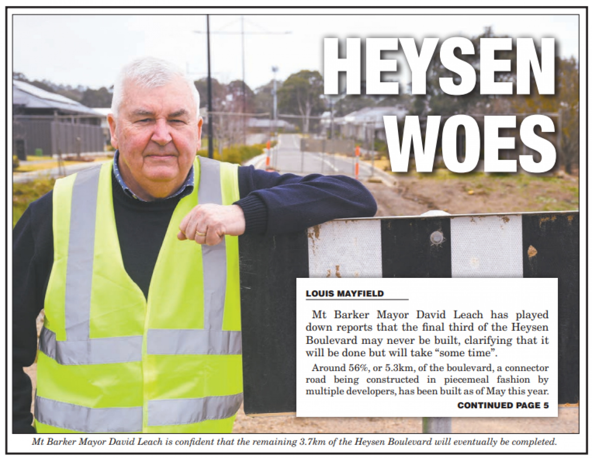 Heysen Woes Courier 02 August 2023