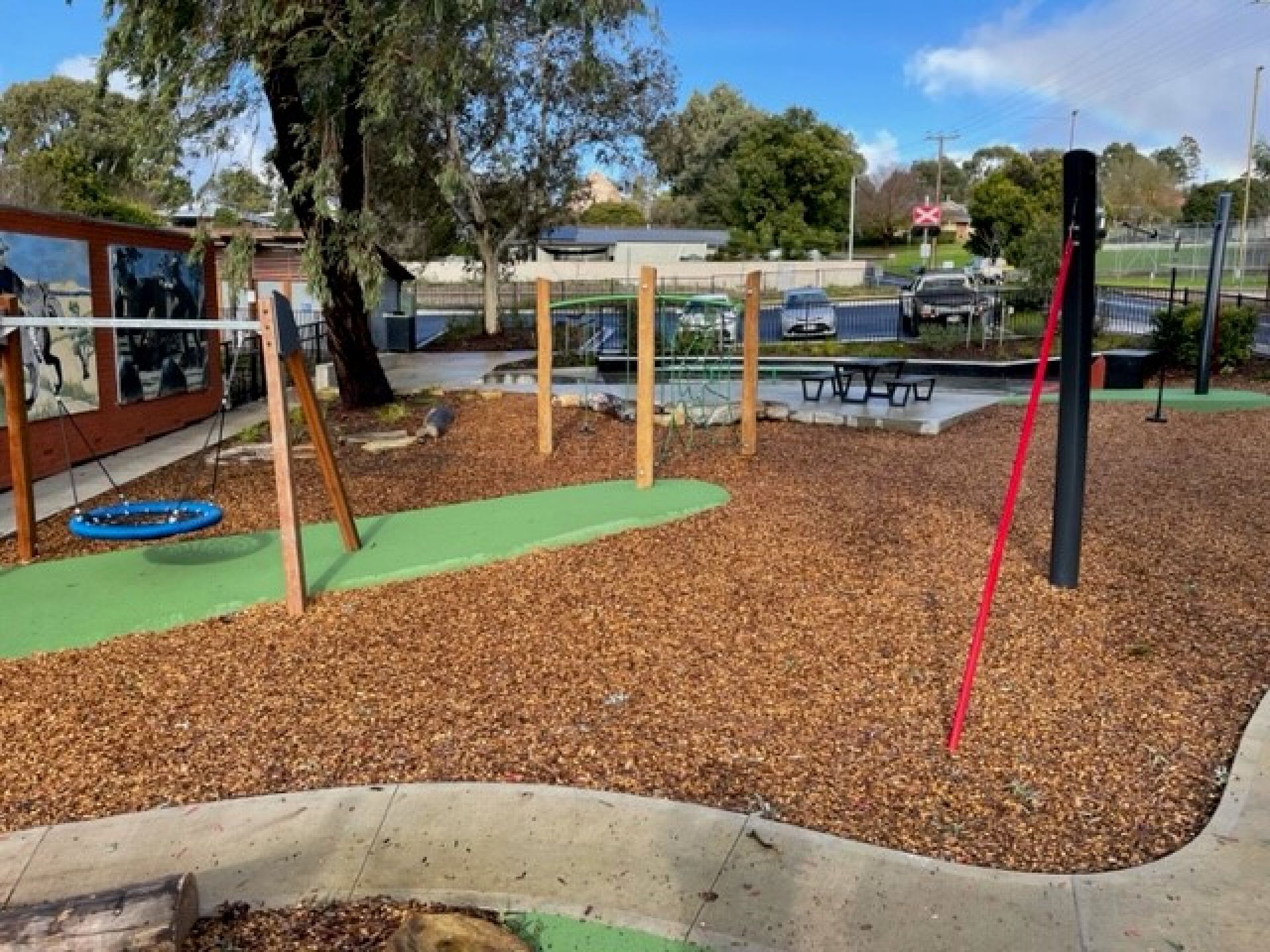 Nairne Village Green - Stage 2 - playground and skate park ready for use