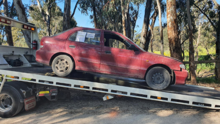abandoned vehicle
