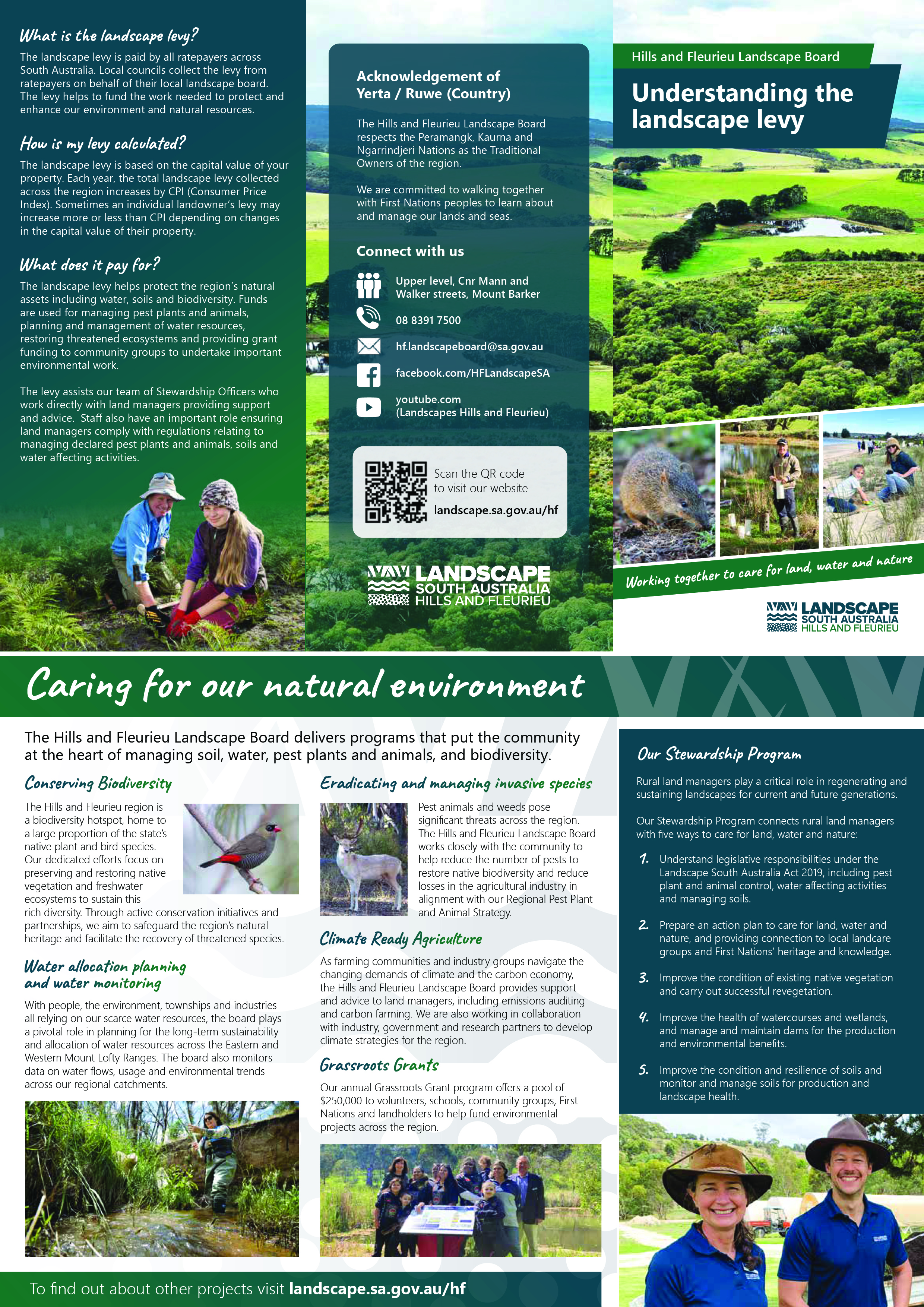 Landscape Levy Brochure