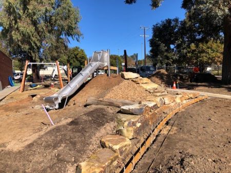 Nairne Village Green - Stage 2 - playground equipment installation