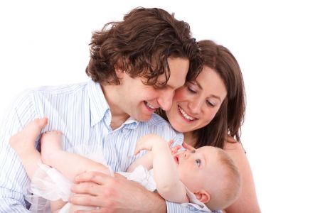 Parents with baby