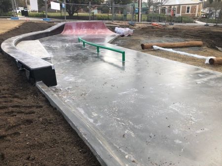 Nairne Village Green - Stage 2 - skate park construction continues
