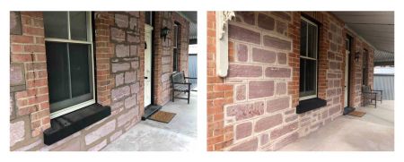 Heritage Incentive Scheme - Mount Barker (front porch) - Before and After