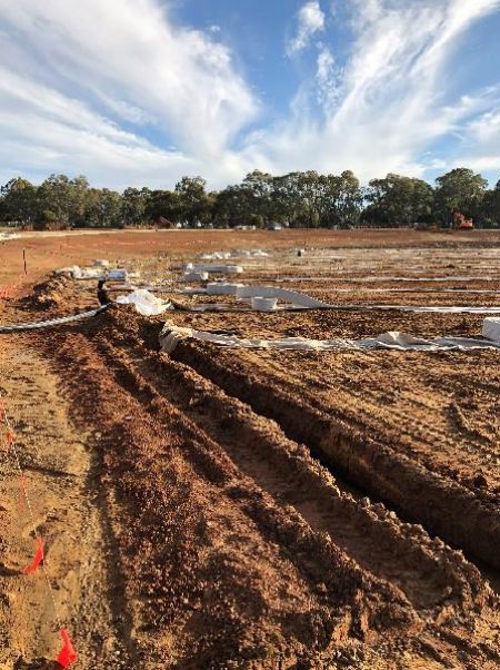 RSH oval megaflo drainage installation Early May 2020