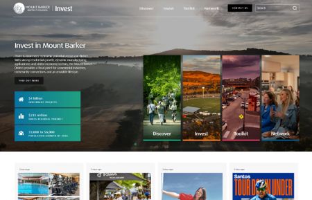 Invest website home page