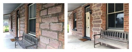 Heritage Incentive Scheme - Mount Barker (front porch) - Before and After