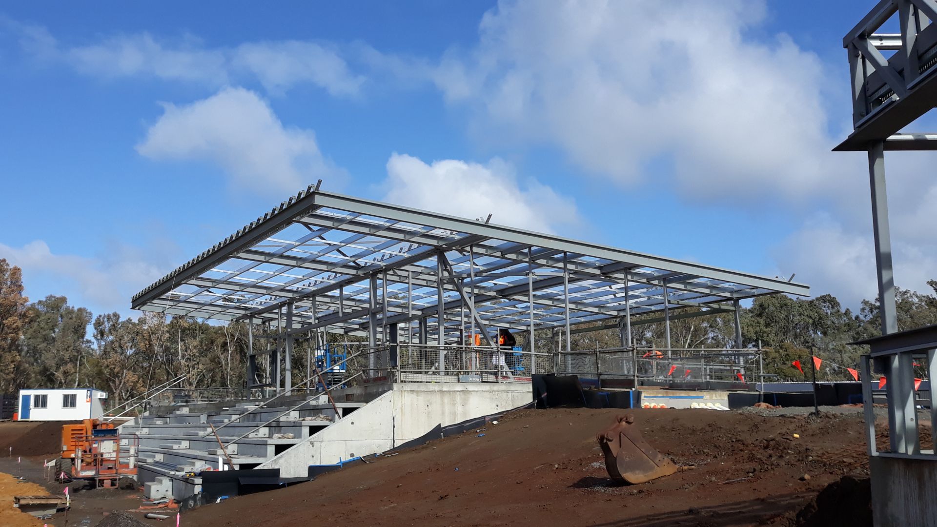 Building B AFL&Cricket (side view) August 2020