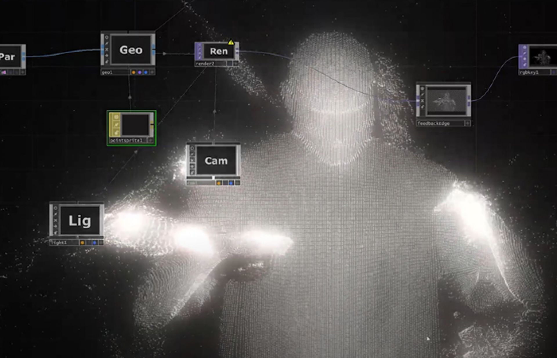 Jake Logos projection workflow